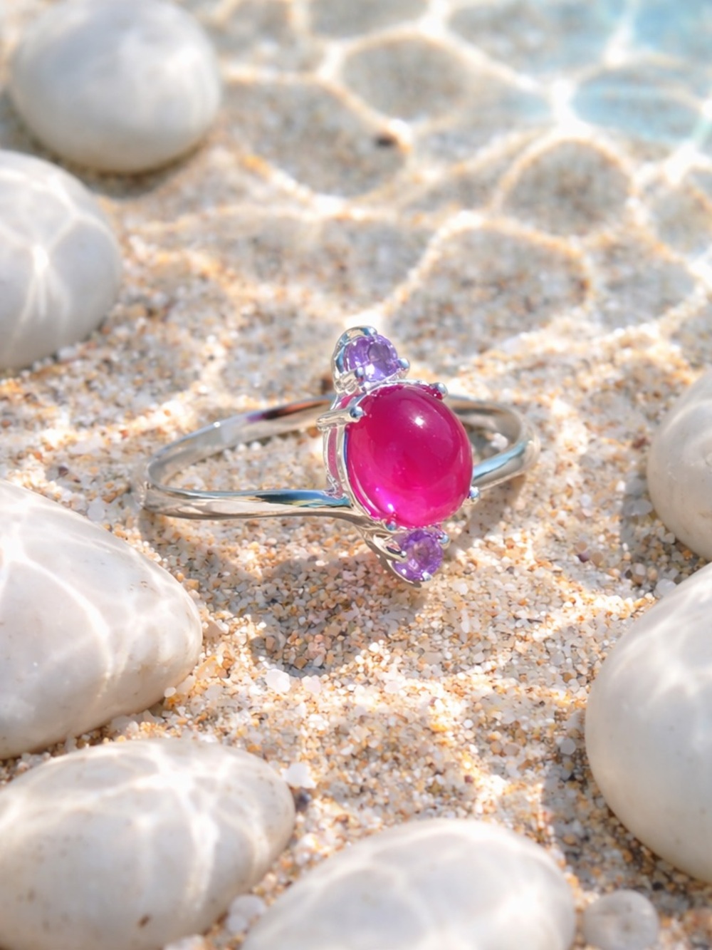 NEW! Ruby & Amethyst Ring